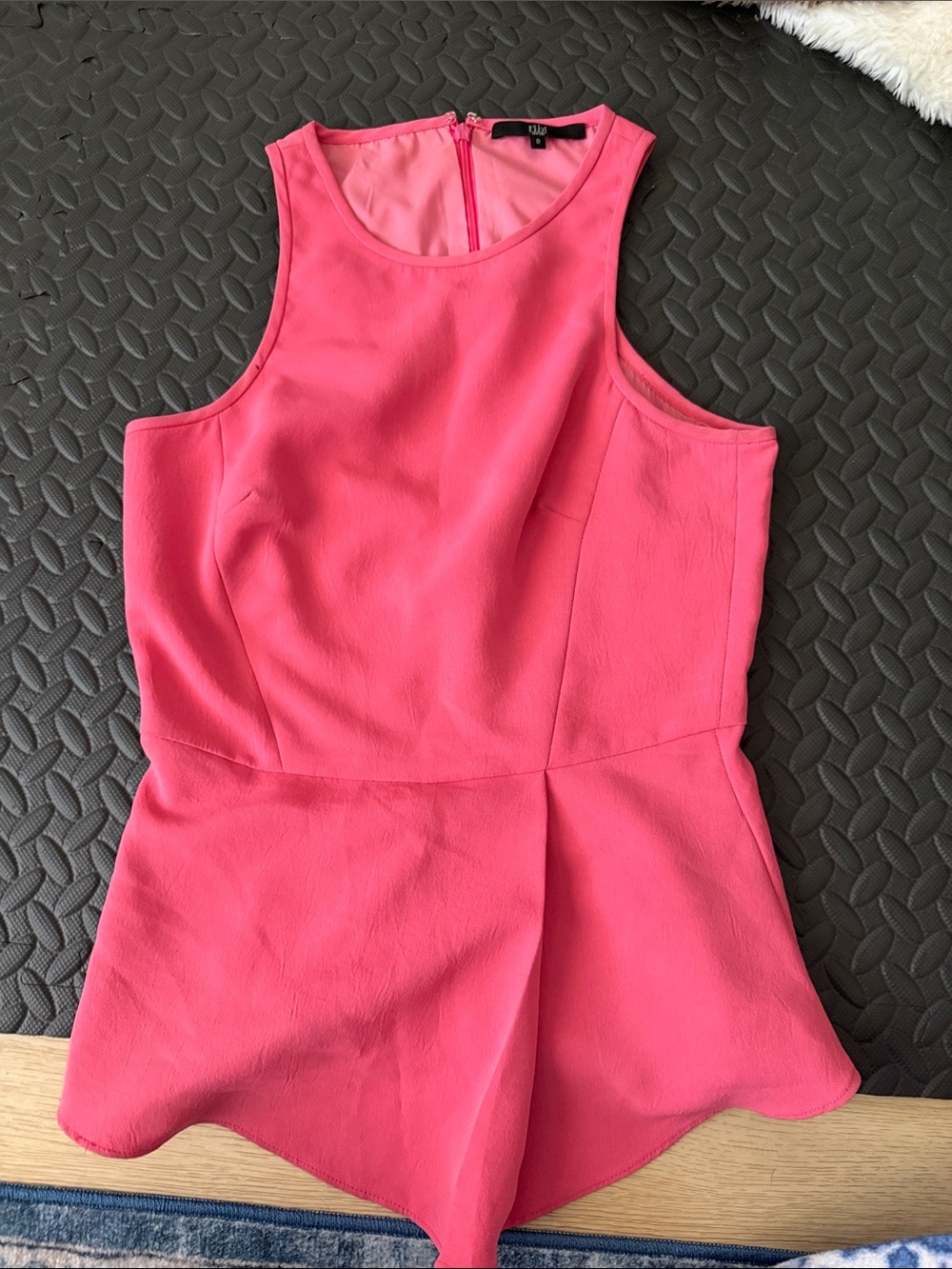 Tibi Bright Pink Sleeveless top